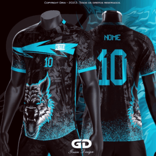 Camisa Vetor Lobo Clássica